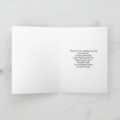  Oranje abrikozen Waterverf Dank u wel Kaart (Binnen)