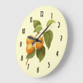  Oranje Abrikozen Waterverf Tekening Grote Klok (Hoek)