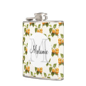  Oranje Abrikozen Waterverf Tekening Heupfles (Links)