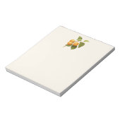  Oranje Abrikozen Waterverf Tekening Notitieblok (Linkerzijde)