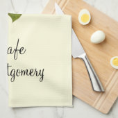  Oranje Abrikozen Waterverf Tekening Theedoek (Quarter Fold)