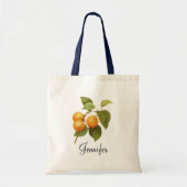  Oranje Abrikozen Waterverf Tekening Tote Bag (Voorkant)