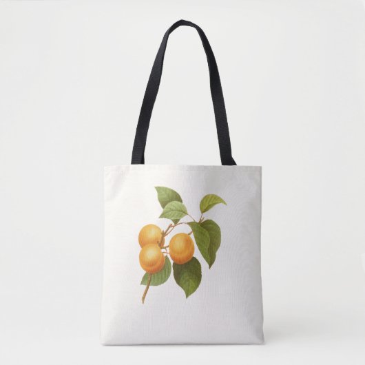  Oranje Abrikozen Waterverf Tekening Tote Bag (Voorkant)