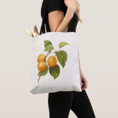  Oranje Abrikozen Waterverf Tekening Tote Bag (Dichtbij)