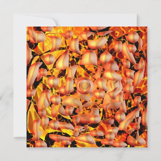 Oranje Abstract (Achterkant)