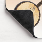 Oranje Abstract banjo Music Instrument Mousepad Muismat (Hoek)