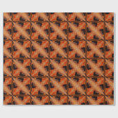 Oranje Abstract Cadeaupapier (Vlak)