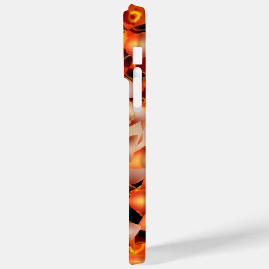 Oranje Abstract Case-Mate iPhone Case (Achterkant / Links)