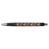Oranje Abstract Floral Pattern Pen (Voorkant)