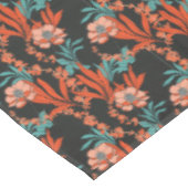 Oranje Abstract Floral Pattern Tafelkleed (Gekanteld)