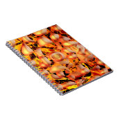 Oranje Abstract Notitieboek (Rechterzijde)