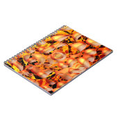 Oranje Abstract Notitieboek (Linkerzijde)