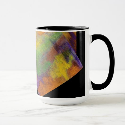 Oranje Abstract ontwerp-monogram Mok (Rechts)