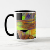 Oranje Abstract ontwerp-monogram Mok (Links)