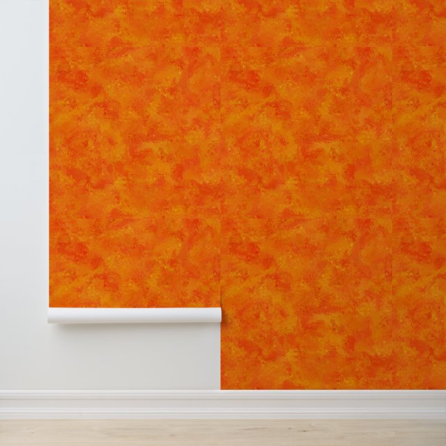 Oranje Abstract patroon Behang (Applicatie)