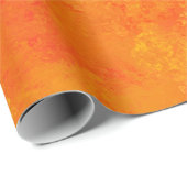 Oranje Abstract patroon Cadeaupapier (Rol Hoek)