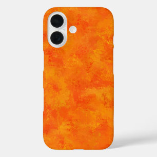 Oranje Abstract patroon iPhone 16 Hoesje