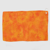 Oranje Abstract patroon Golfhanddoek (Horizontaal)