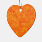 Oranje Abstract patroon Keramisch Ornament (Links)