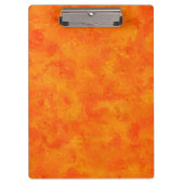 Oranje Abstract patroon Klembord (Voorkant)