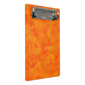 Oranje Abstract patroon Mini Klembord (Schuin)