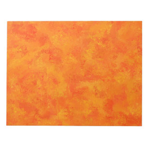 Oranje Abstract Patroon Notitieblok
