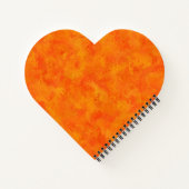 Oranje Abstract patroon Notitieboek (Achterkant)