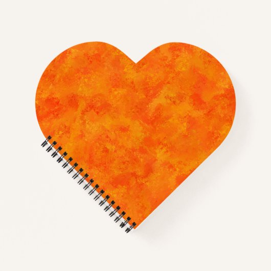 Oranje Abstract patroon Notitieboek (Voorkant)