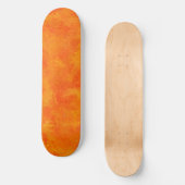 Oranje Abstract patroon Persoonlijk Skateboard (Voorkant)