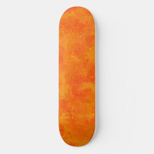 Oranje Abstract patroon Persoonlijk Skateboard (Voorkant)