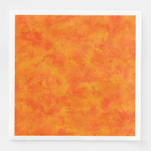 Oranje abstract patroon servet