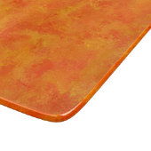 Oranje Abstract patroon Snijplank (Hoek)