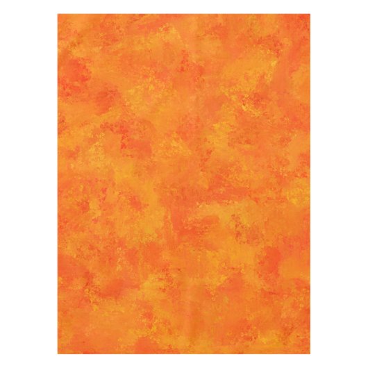 Oranje Abstract patroon Tafelkleed (Voorkant)
