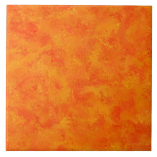 Oranje Abstract patroon Tegeltje