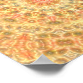 Oranje Abstract Poster (Hoek)