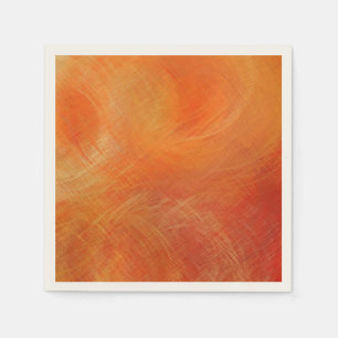 Oranje Abstract schilderen Servet