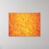 Oranje abstract schilderij canvas afdruk (Voorkant)