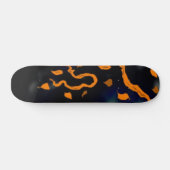 Oranje Abstract skateboard (Horizontaal)