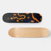 Oranje Abstract skateboard (Horizontaal)