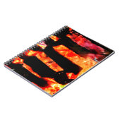 Oranje abstract, Spiraal Foto Notitieboek, Strips  Notitieboek (Linkerzijde)