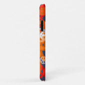 Oranje Abstract wielpatroon Case-Mate iPhone Case (Achterkant/rechts)