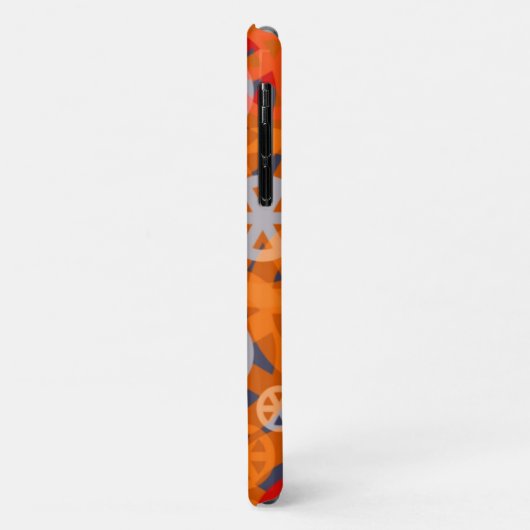 Oranje Abstract wielpatroon Case-Mate iPhone Case (Achterkant/links)