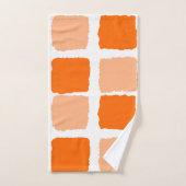 Oranje Abstracte badkamer handdoek sets (Handdoek)