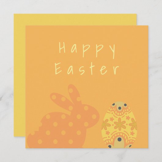  Oranje Abstracte Eieren Eigen tekst (Voorkant / Achterkant)