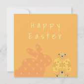  Oranje Abstracte Eieren Eigen tekst (Voorkant)