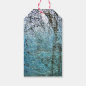 Oranje abstracte gift Label, Oranje gelukkige gift Cadeaulabel (Achterkant)