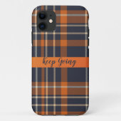 Oranje abstracte iPhone cases (Achterkant)