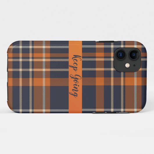 Oranje abstracte iPhone cases (Achterkant (horizontaal))