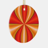oranje abstracte kunst keramisch ornament (Rechts)