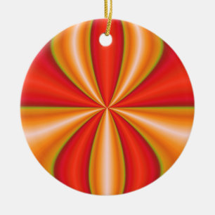 oranje abstracte kunst keramisch ornament